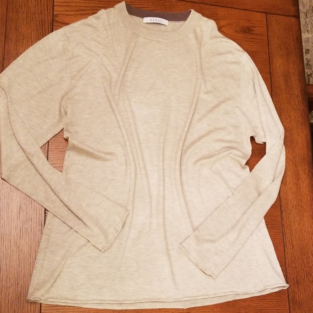 🆕️Kokun oversized, boxy tunic, bamboo/cashmere